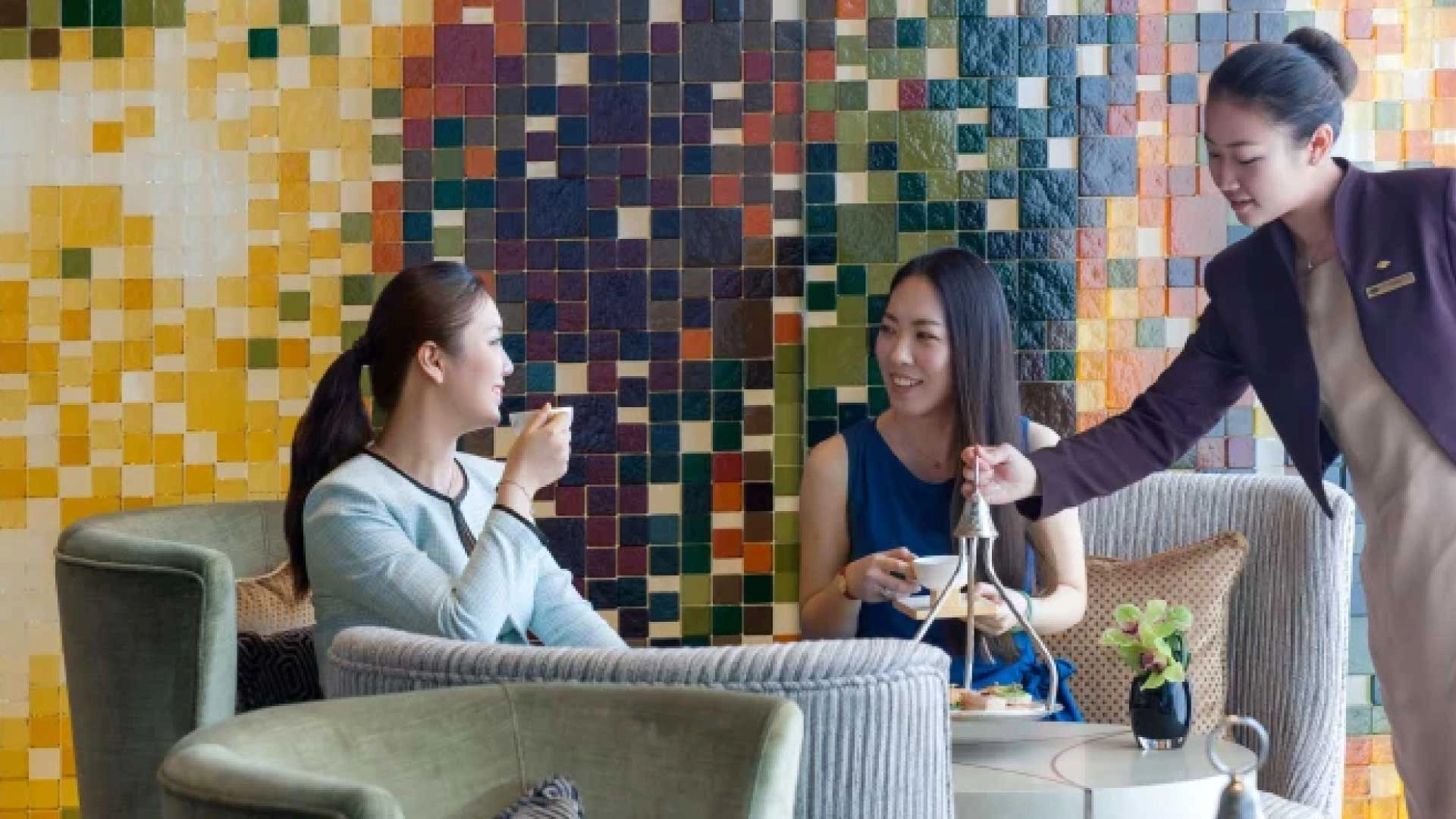Afternoon tea at Riviera Lounge